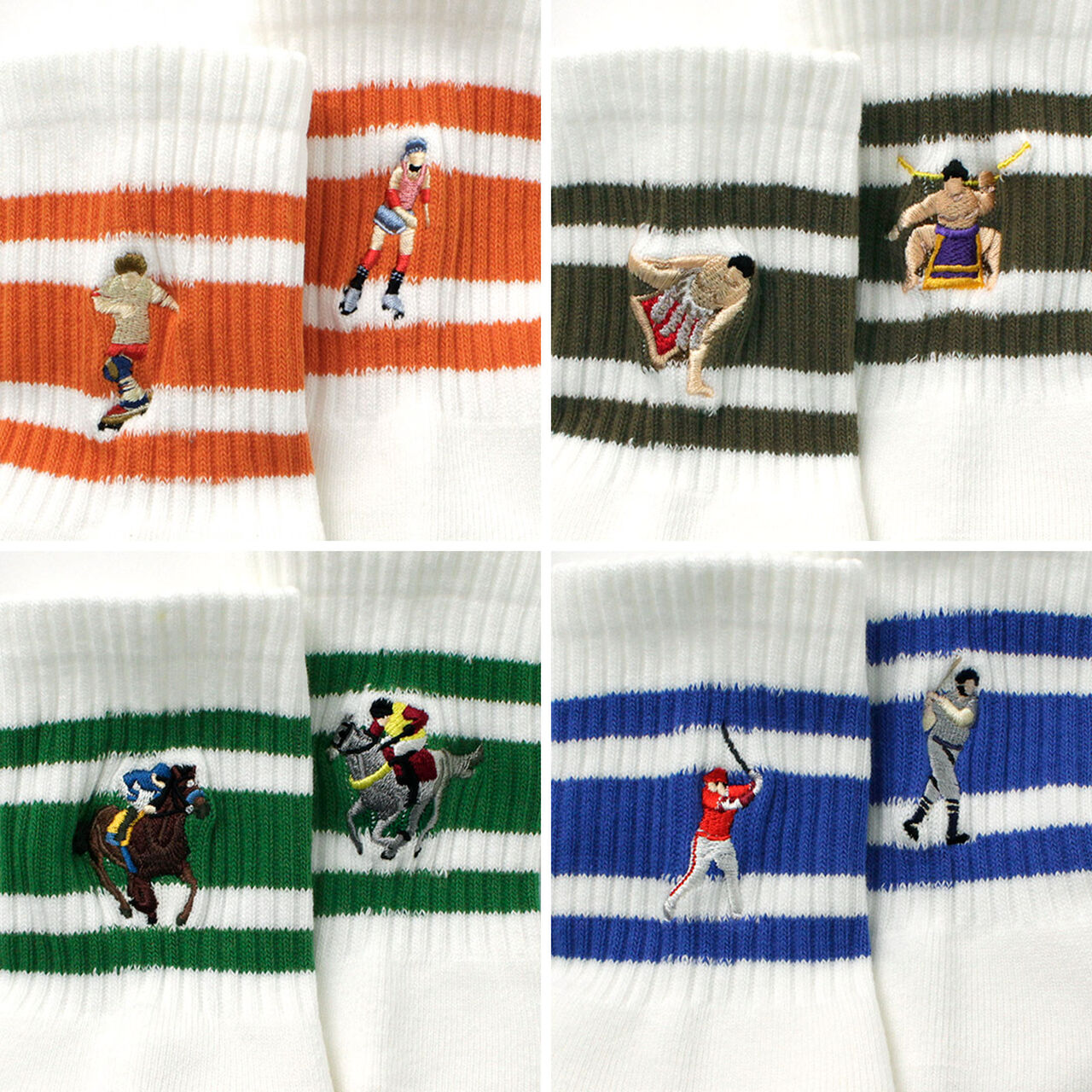 Embroidered Skater Socks,, large image number 10