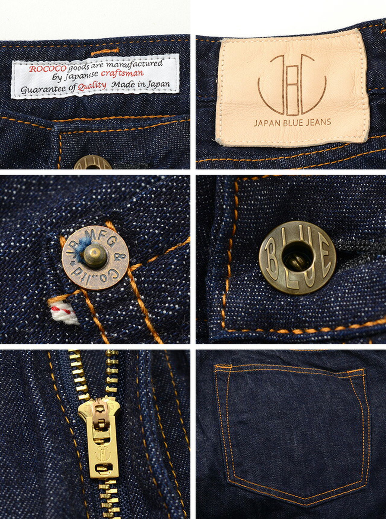 8oz 5P Denim Tapered Trousers,, large image number 8