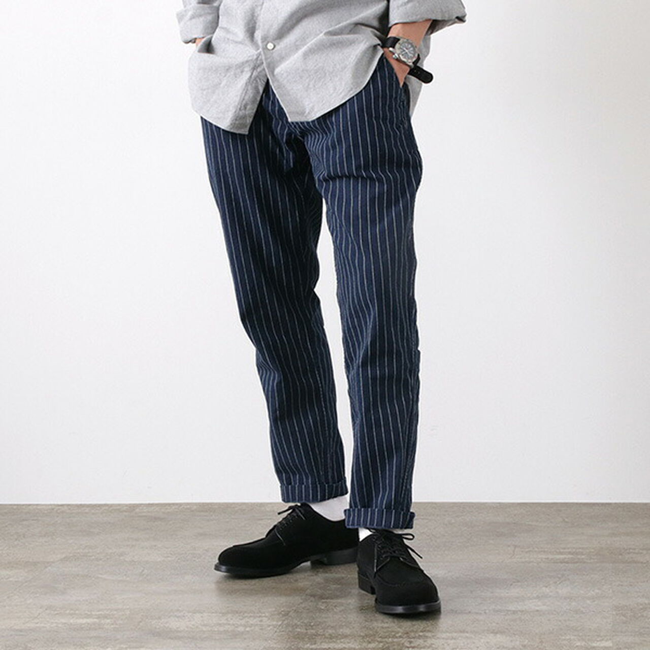 Wide Tapered Chino Stripe,, large image number 12
