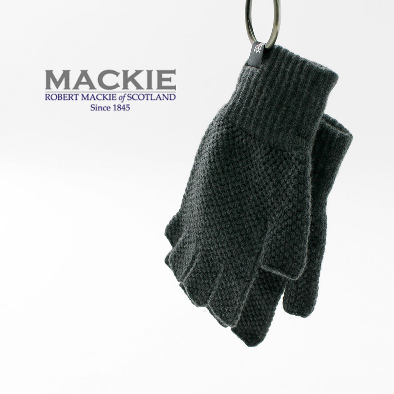 Special Order Tuck Stitch Half Finger Knit Glove,, large image number 5