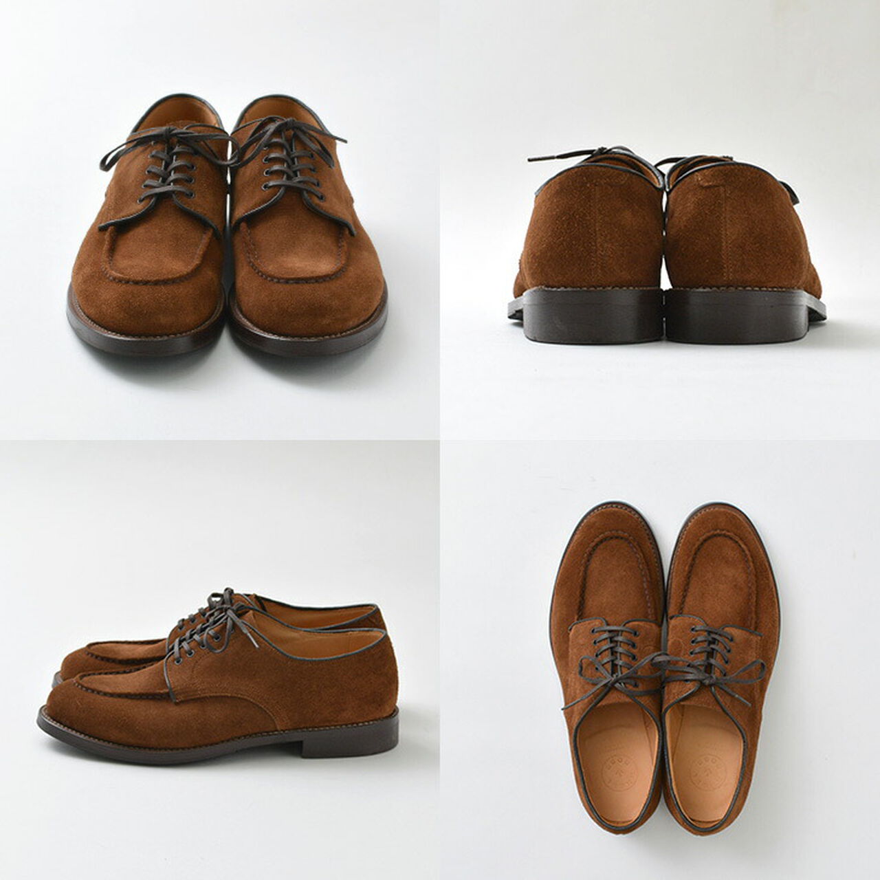 15078S Heavy Stitching Moc Toe Suede Shoes,, large image number 9