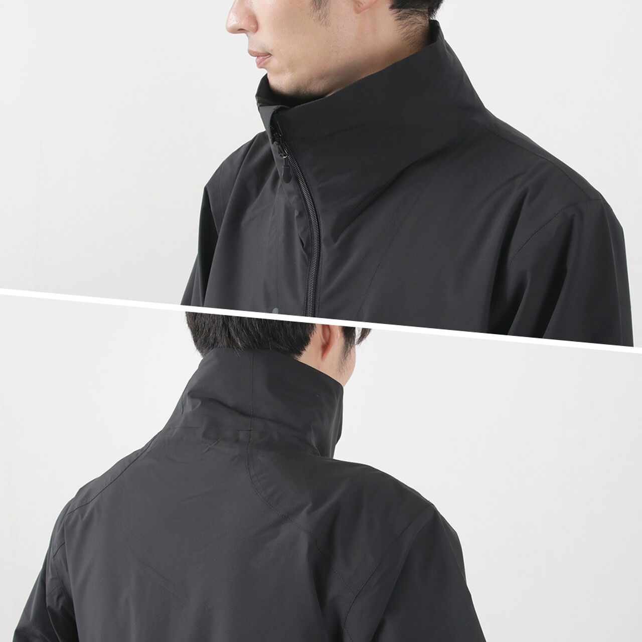 Stand Collar Shell Jacket,, large image number 8
