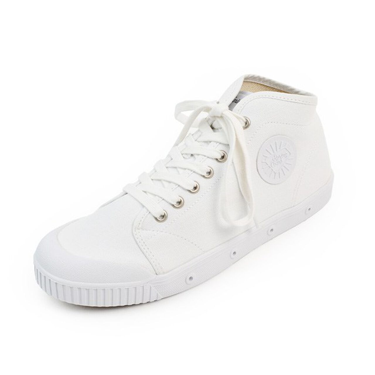 B2 Mid Cut Canvas Sneakers,White, large image number 0