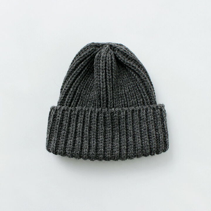 Very Short Merino Wool Knit Cap