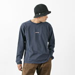 good on arch logo embroidery long sleeve T-shirt,Navy, swatch