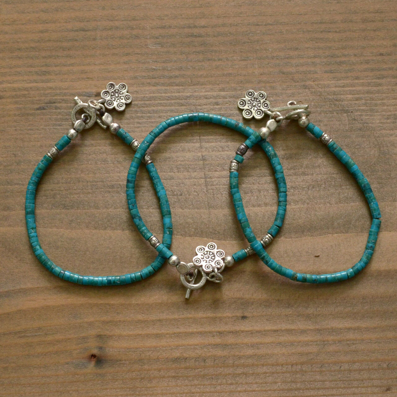 Turquoise Bead Bracelet,, large image number 2