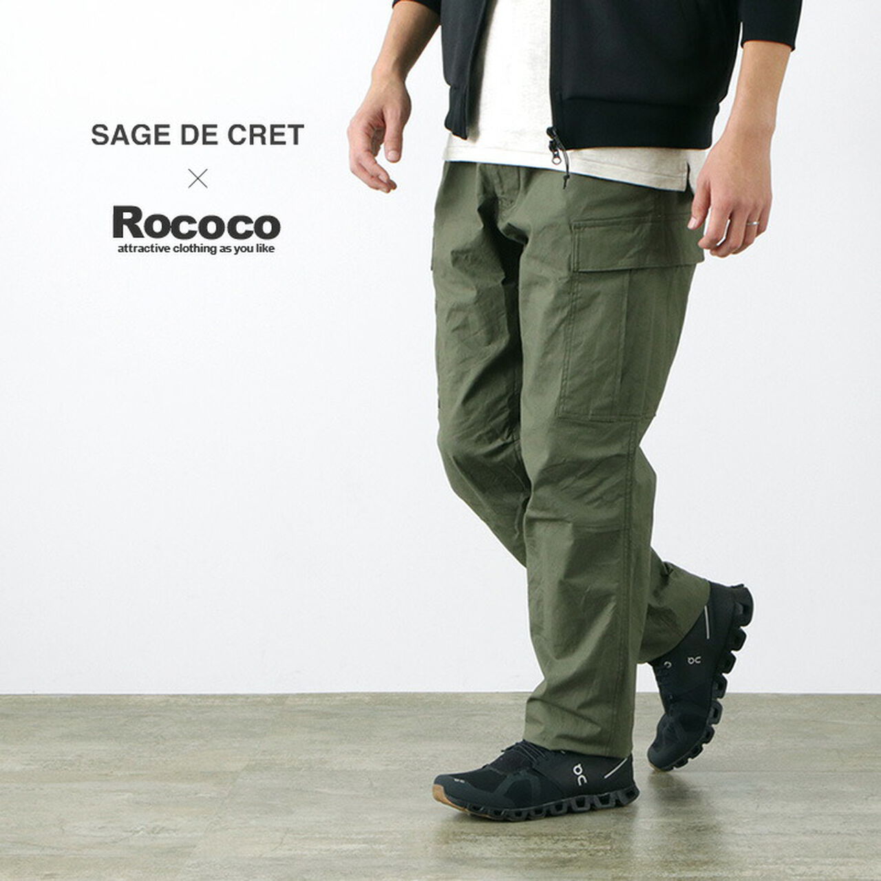 palm tyrant Go down SAGE DE CRET Tapered Cargo Pants/Ripstop Stretch