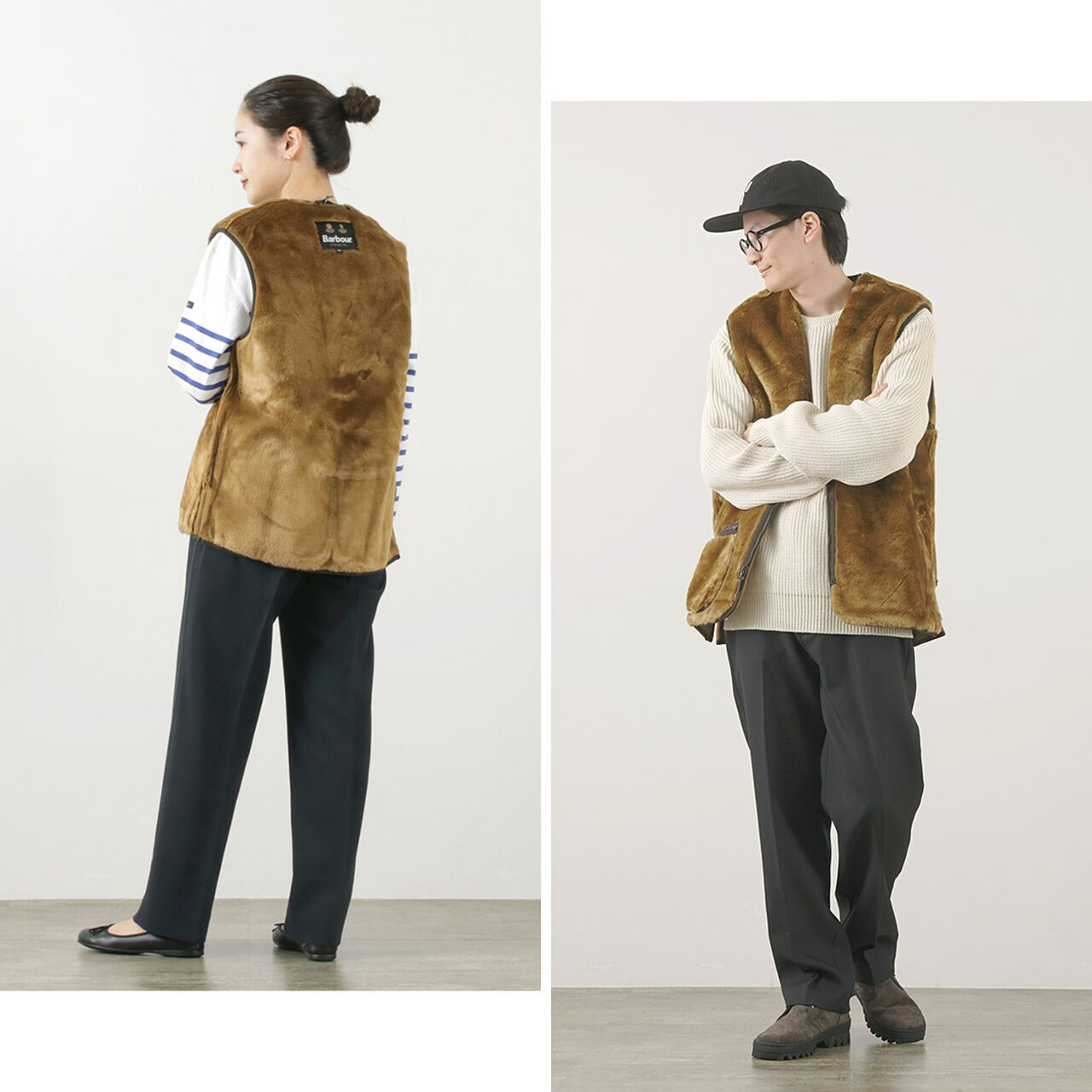 Warm Pile Waistcoat Zip-in Liner,, large image number 10