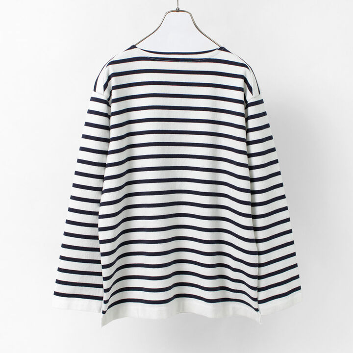 Wave Cotton Basque Knit Pullover