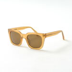 NANCY wide frame sunglasses,Brown, swatch