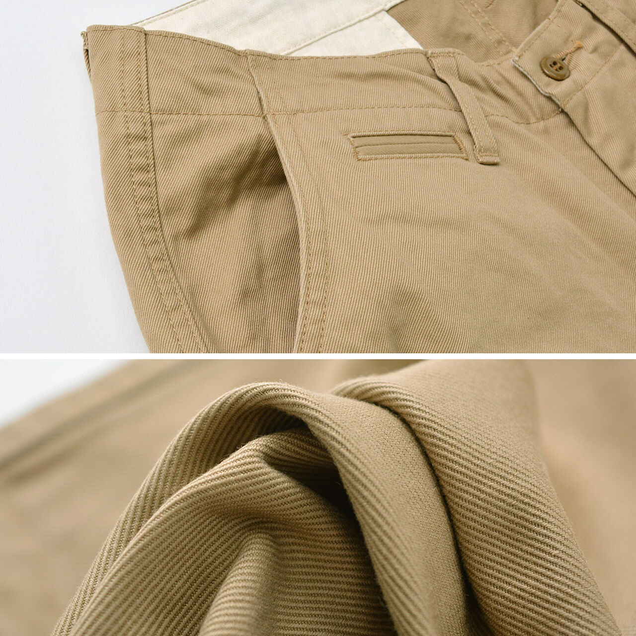 RJB1610 Special Order 40/3 High Count Twill Wide Tapered Vintage Chinos,, large image number 5