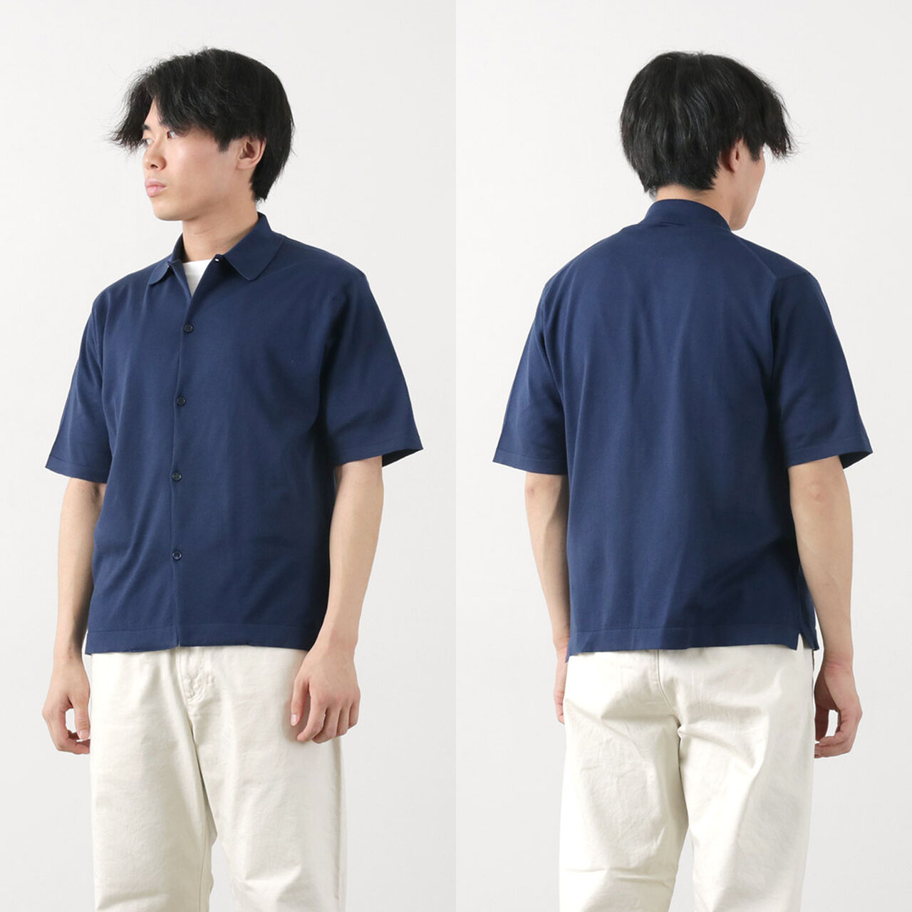 Sea Island Cotton 30 Gauge Knit Shirt,, large image number 11
