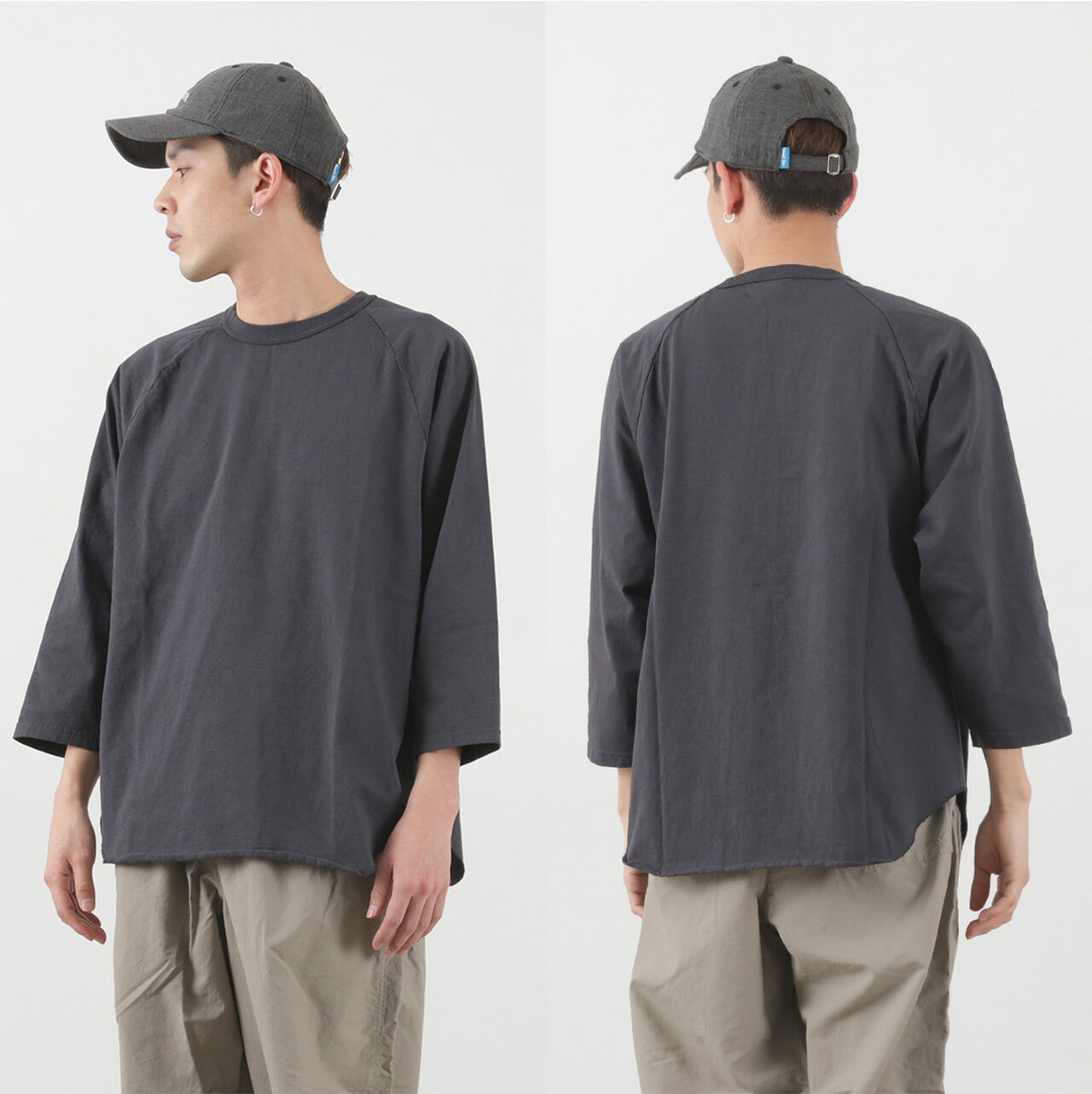 Three quarter sleeves Baseball T-Shirt Solid,, large image number 10