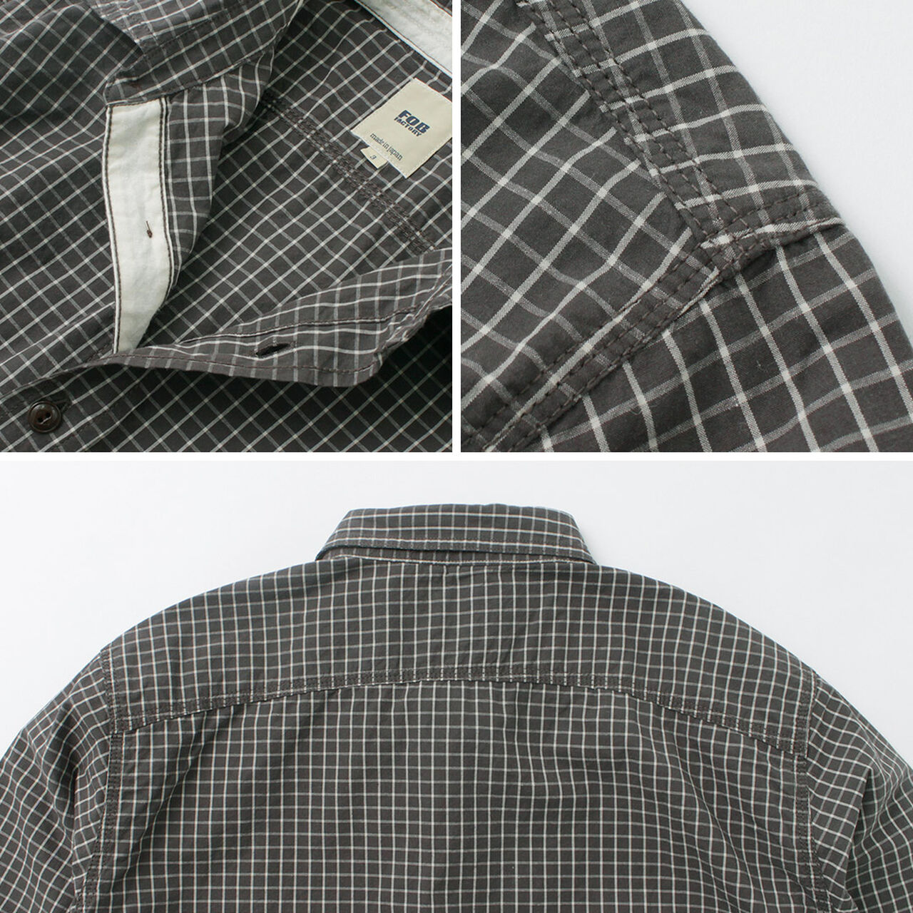 F3489 GRAPH CHECK WORK SHIRT,, large image number 13