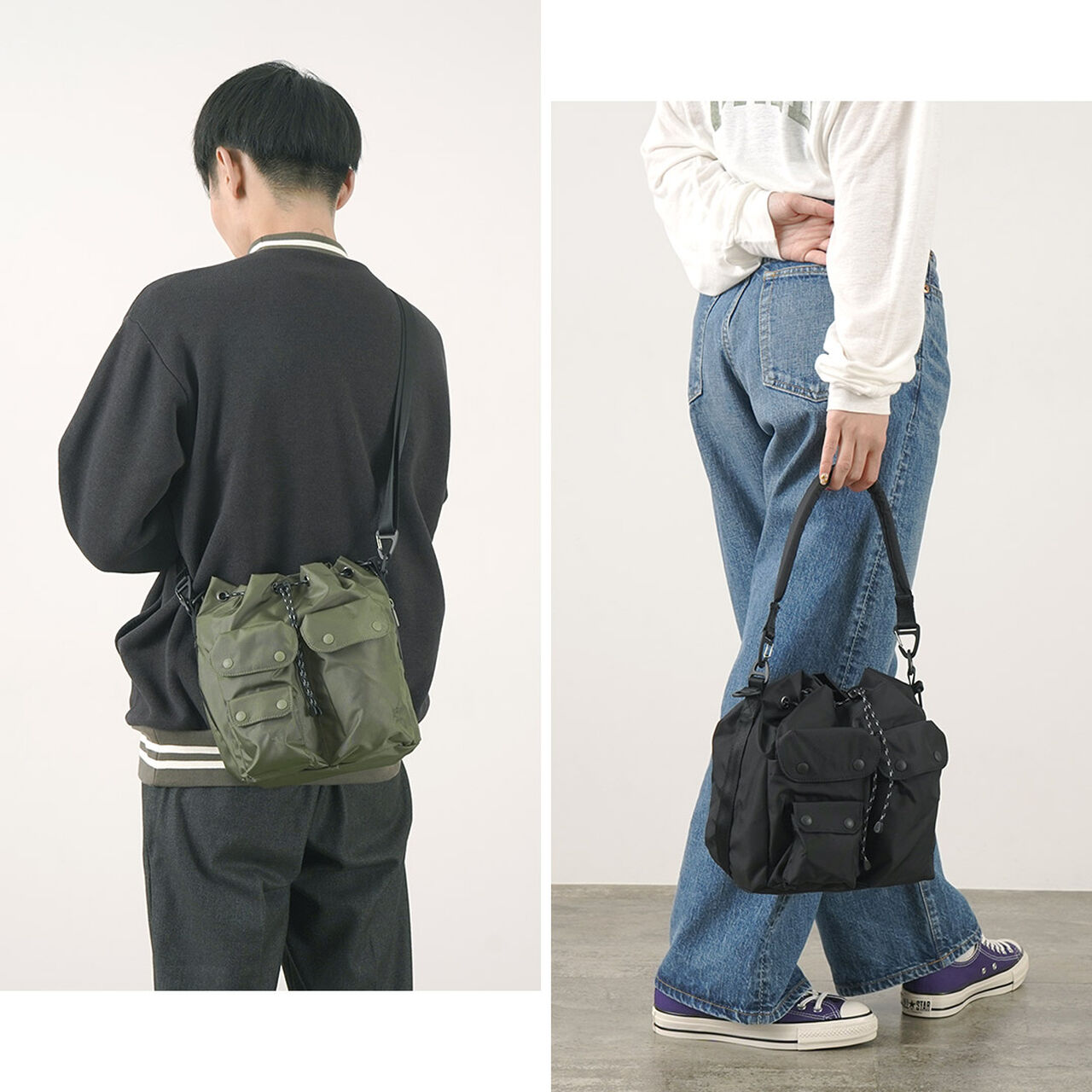 Tactical 2-way drawstring bag,, large image number 11