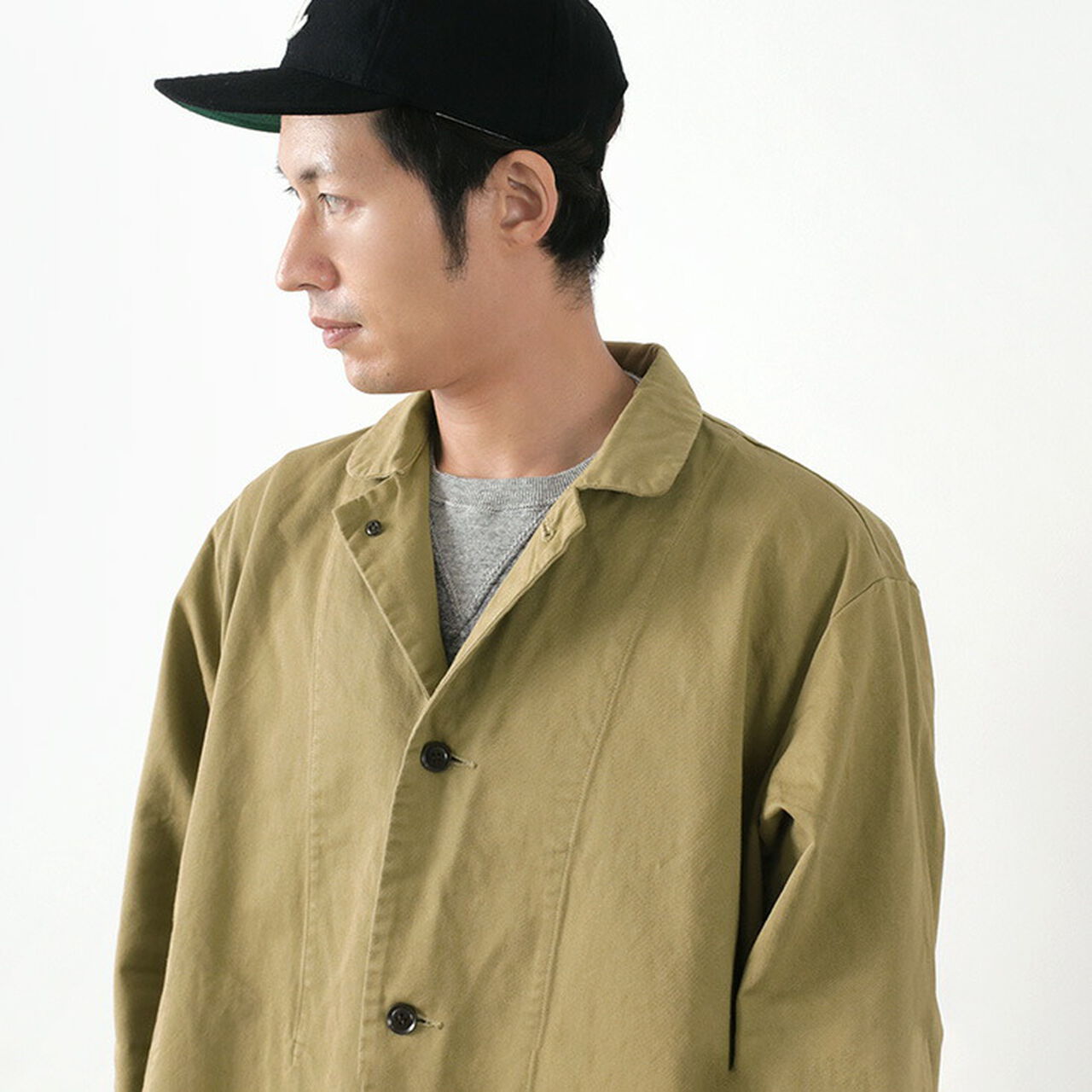 Chino Cloth Overcoat,, large image number 9