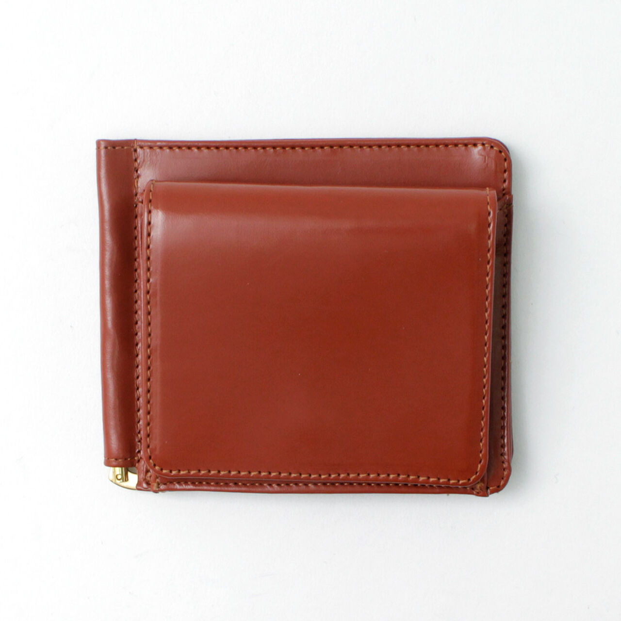 Coin Pocket with Money Clip,OxfordTan, large image number 0