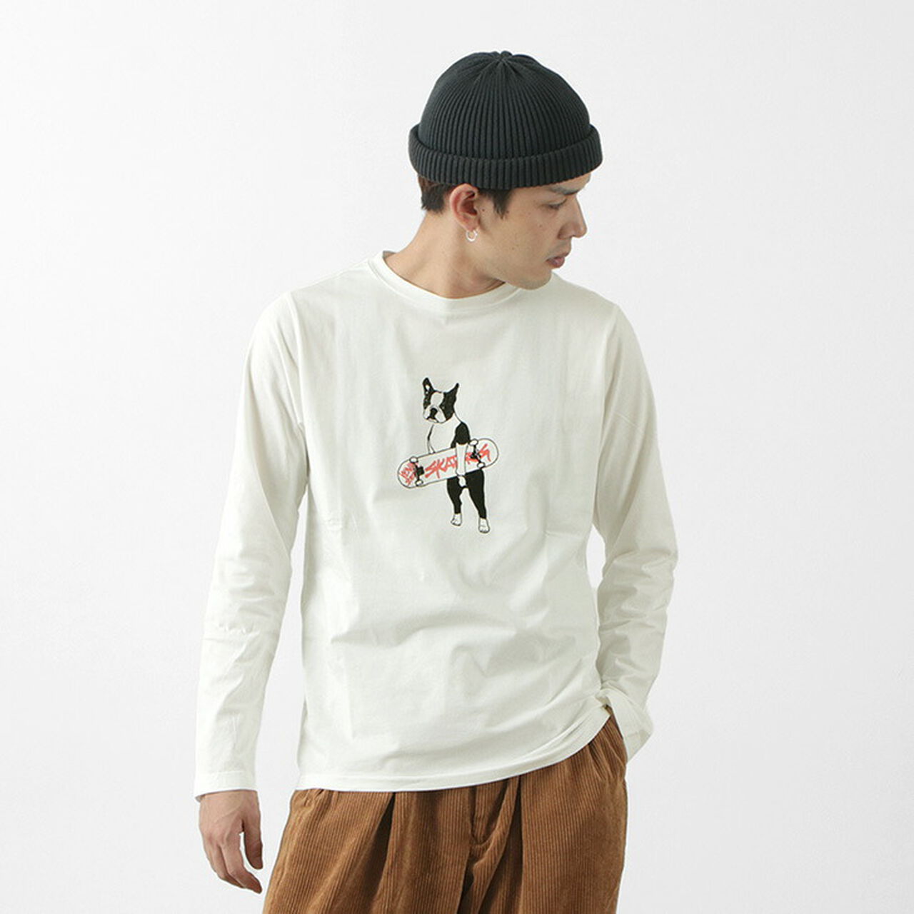 Special order LW Processed Print Long Sleeve T-Shirt (DOG),, large image number 4