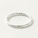 Extra Fine Silver Ring, High Polish Circle,Silver, swatch