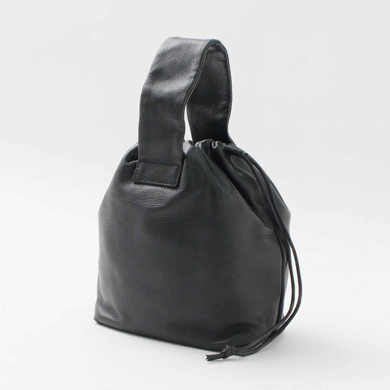 Drawstring Tote Cowhide Leather,, large image number 0