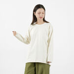 Loose Long Sleeve T-Shirt,White, swatch