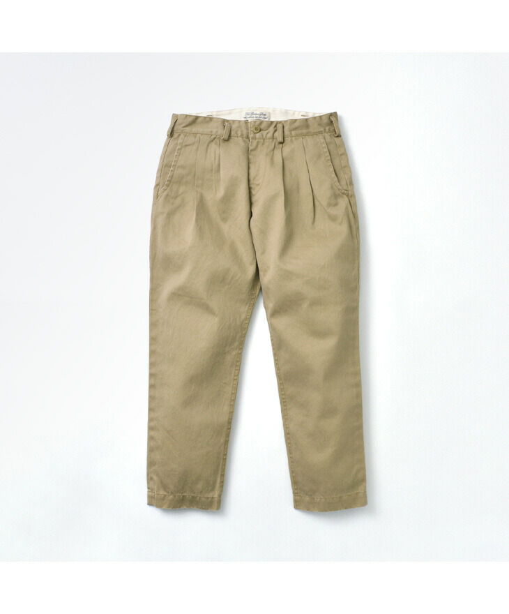 Chino 2-tuck pants