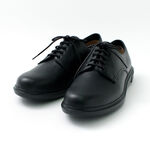Breathable Waterproof Leather Derby Shoes,Black, swatch