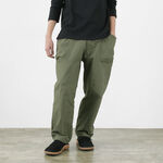 Custom made ripstop stretch peg top work pants,Green, swatch