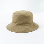 Bespoke Vintage Herringbone Bucket Hat,Beige, swatch