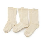 R1123 Daily 3 pack socks,White, swatch