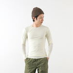Superfine Merino Long Sleeve T-Shirt,White, swatch