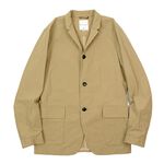 Cotton Nylon Washer Coverall Jacket,Beige, swatch