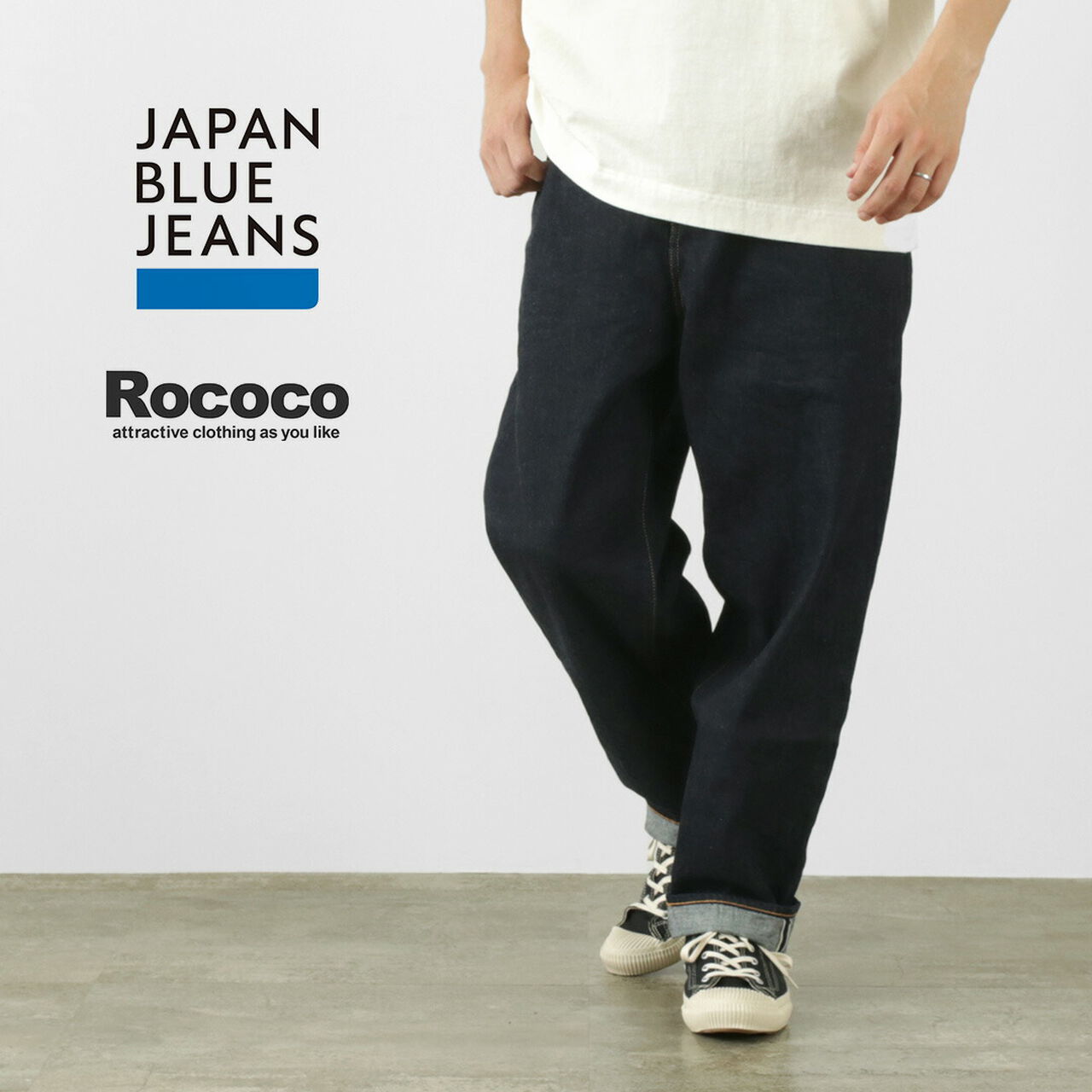 Special order RJB6171 12oz selvedge wide tapered trousers,, large image number 1