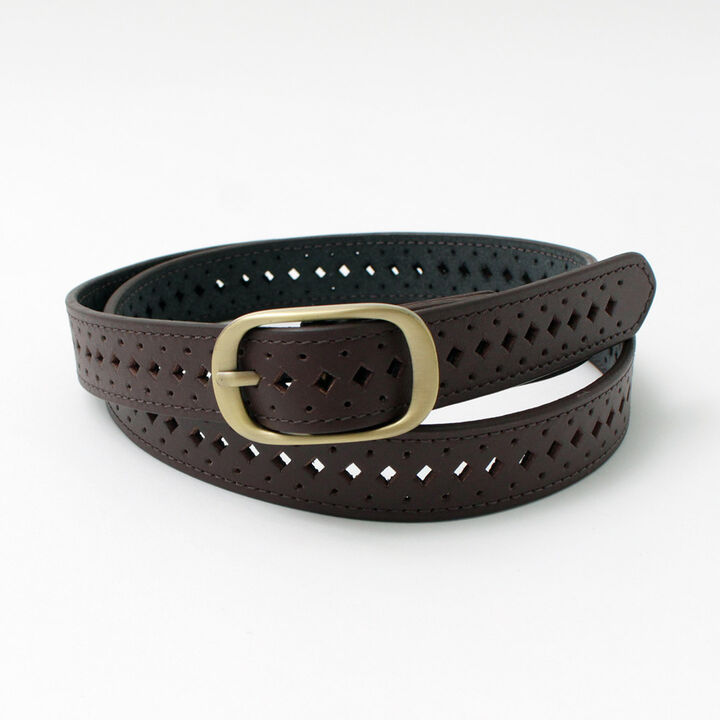 Sizeless Perforated Leather Belt