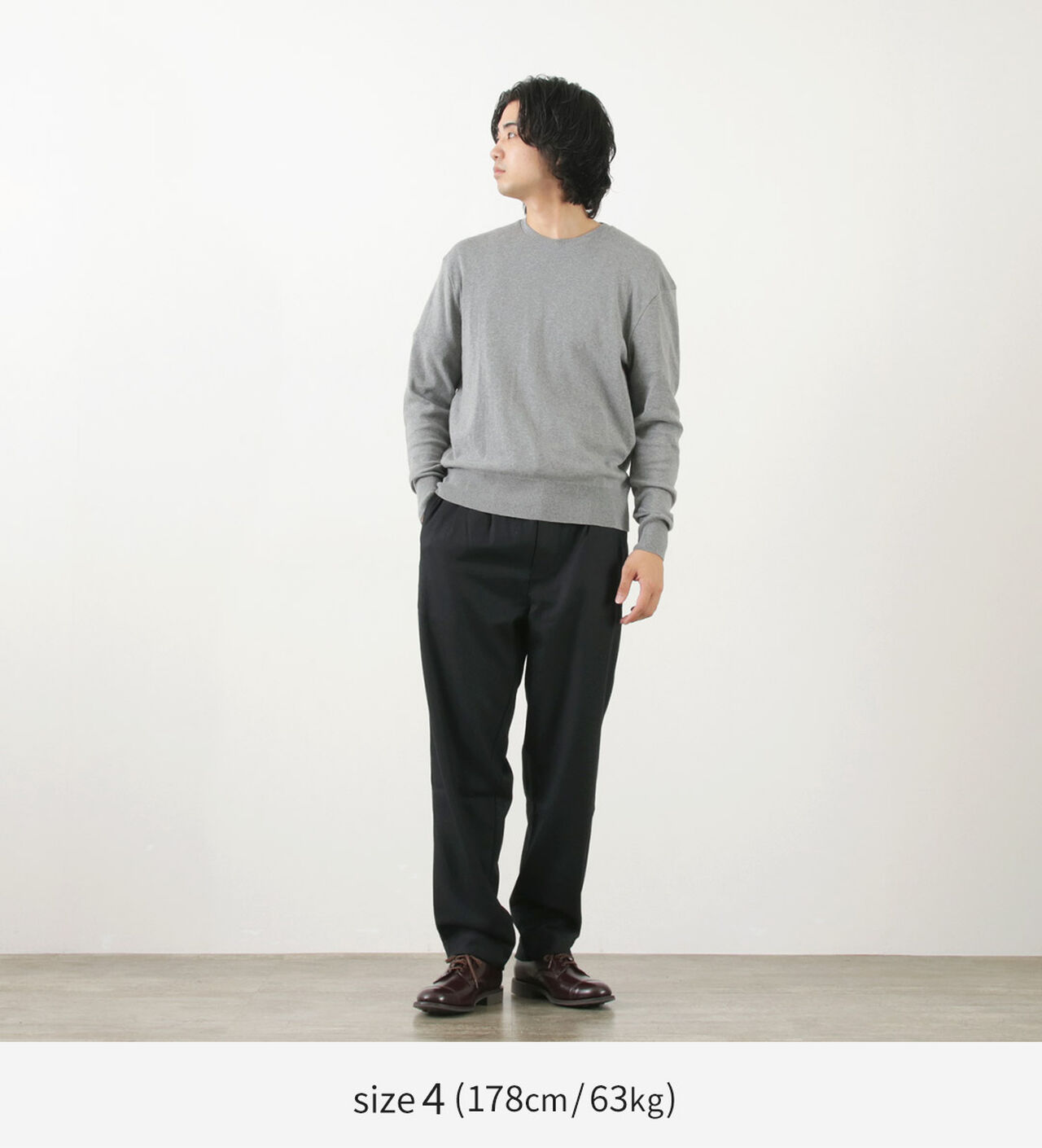 Lupo Crew Neck Relaxed Fit Knit Sewn,, large image number 4