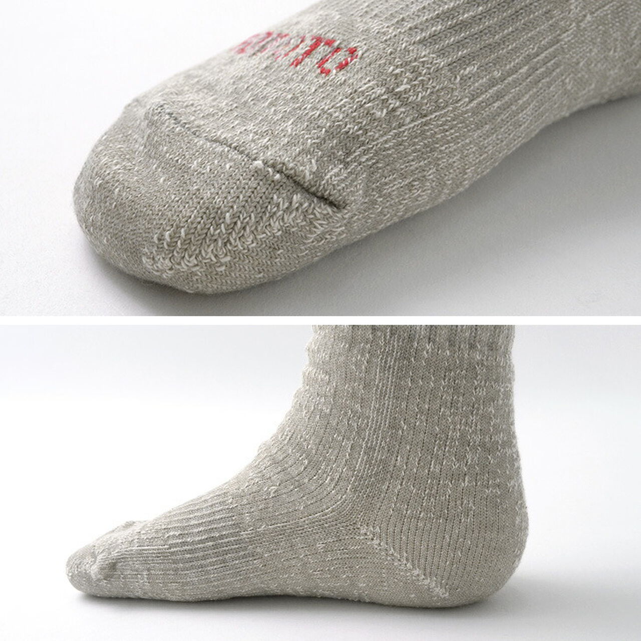 R1380 Double Face Mid Socks Organic Cotton,, large image number 6
