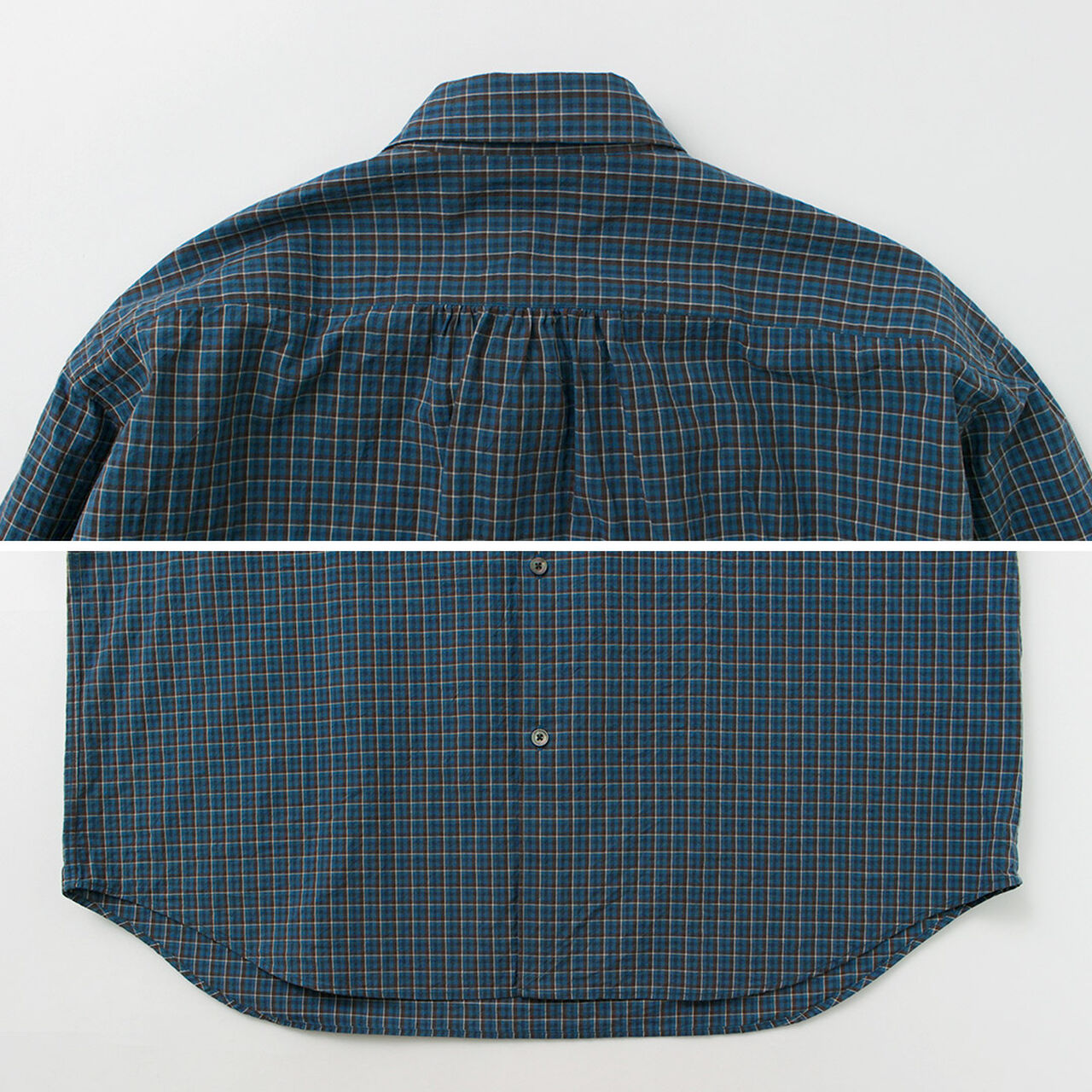 Big Size Shirt Small Check,, large image number 13