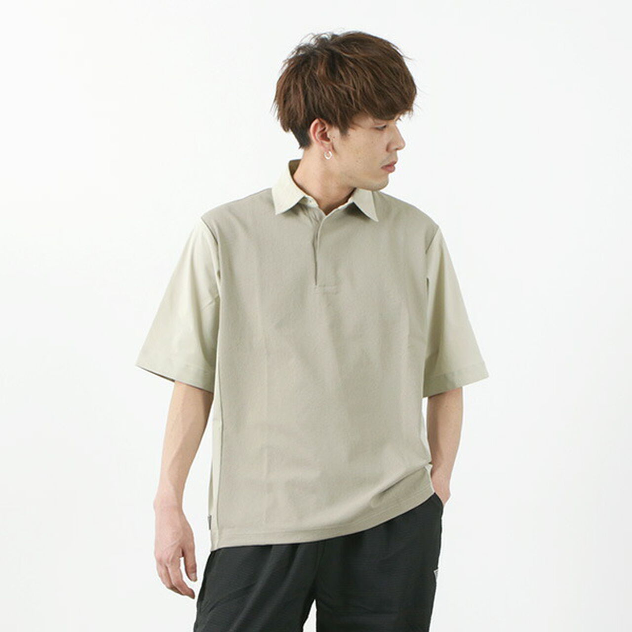 Ice x Dry polo,Beige, large image number 0