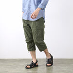 Custom Cropped Cargo Pants,Green, swatch