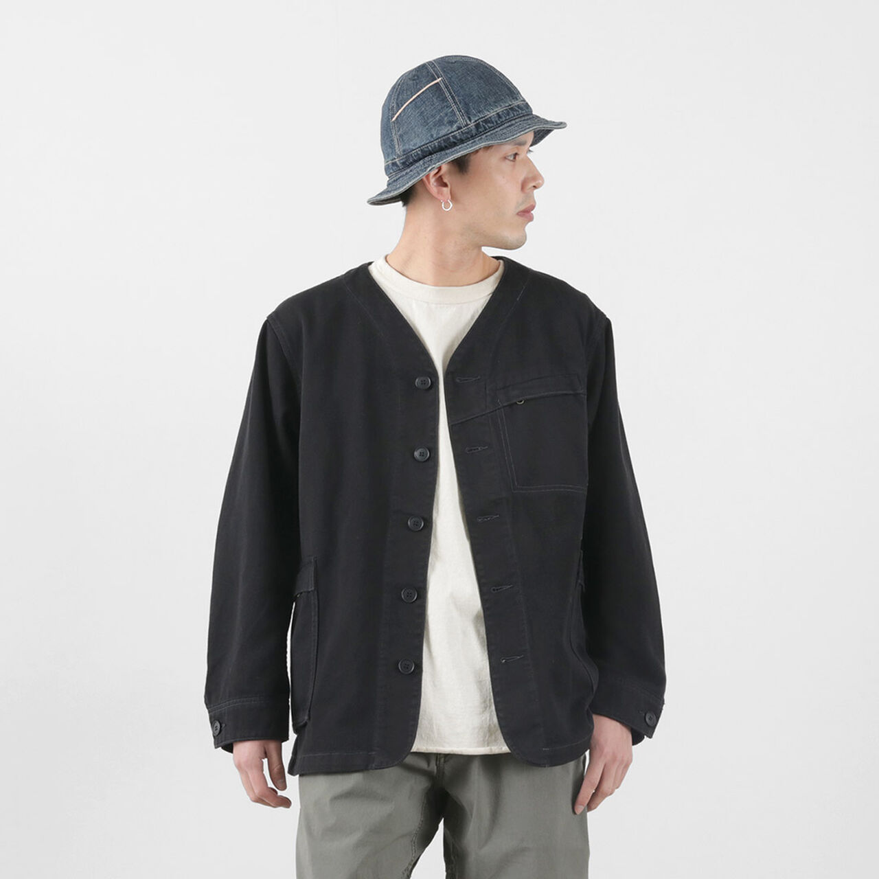 Green Lodge Jacket Hemp Cotton Recycled Polyester Cloth,BlackSole, large image number 0