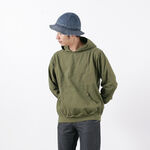 Pullover Hooded Tee Long Sleeve,Green, swatch