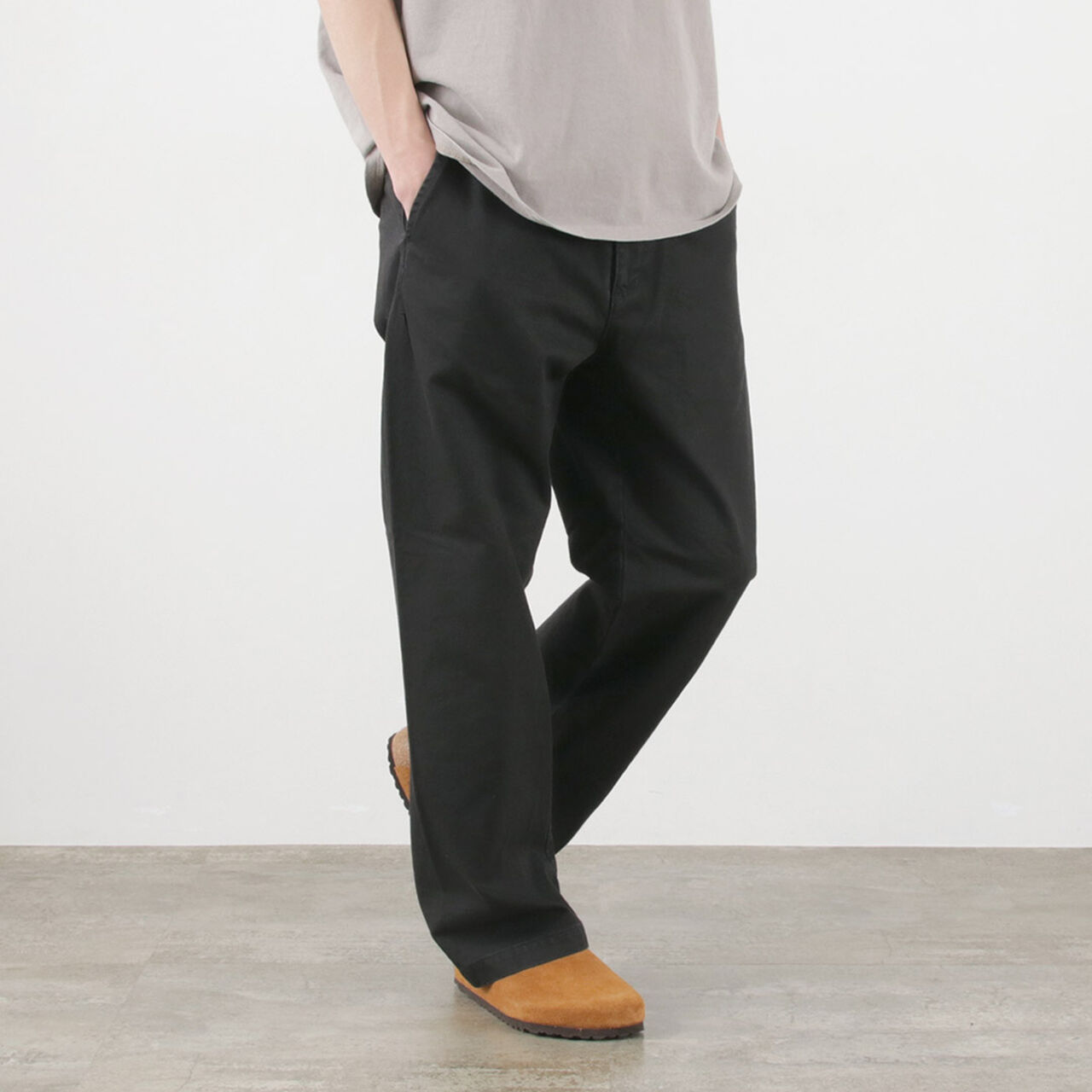 Vintage Chino Pants,Black, large image number 0