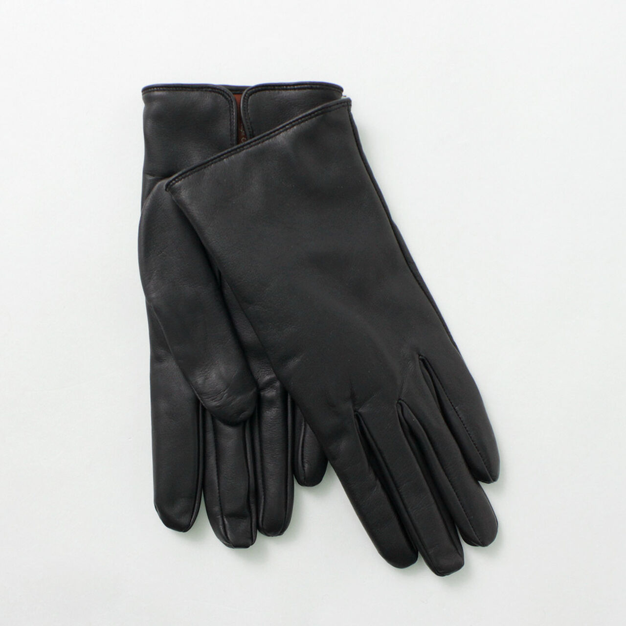 Bisley / Cashmere-lined leather gloves,Black_Black, large image number 0
