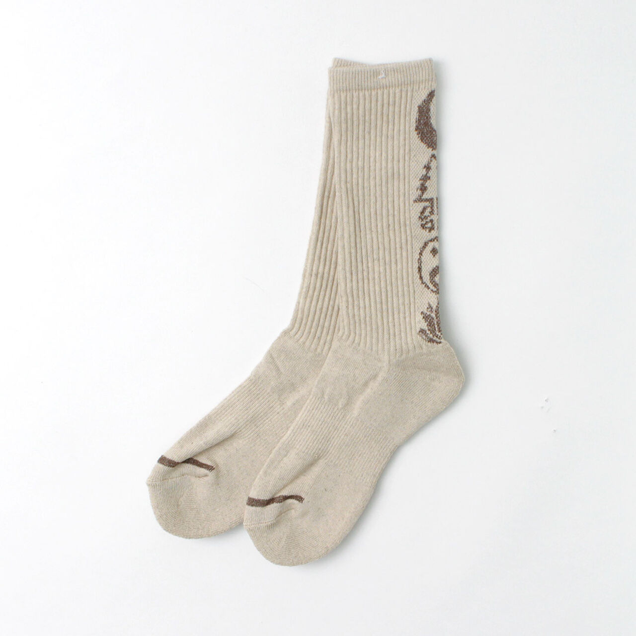 Patterned Pile Crew Socks,, large image number 0