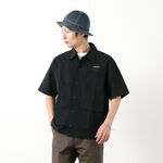 Wave Shirt / Short Sleeves,Black, swatch