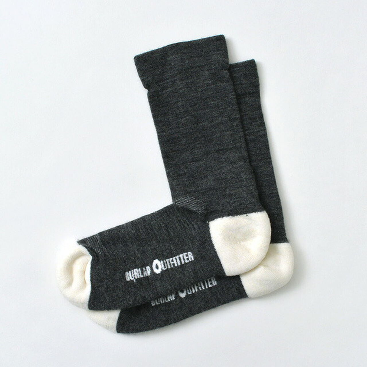 Colourblock Merino Socks / Wilderness Wear,Charcoal, large image number 0