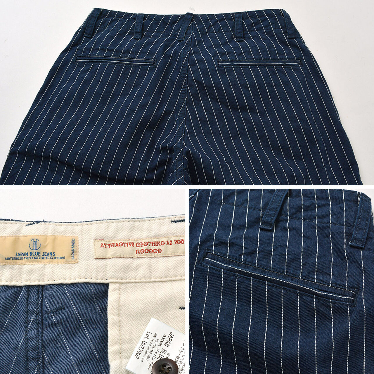 RJB1620 Special order Wide tapered chino stripe,, large image number 8