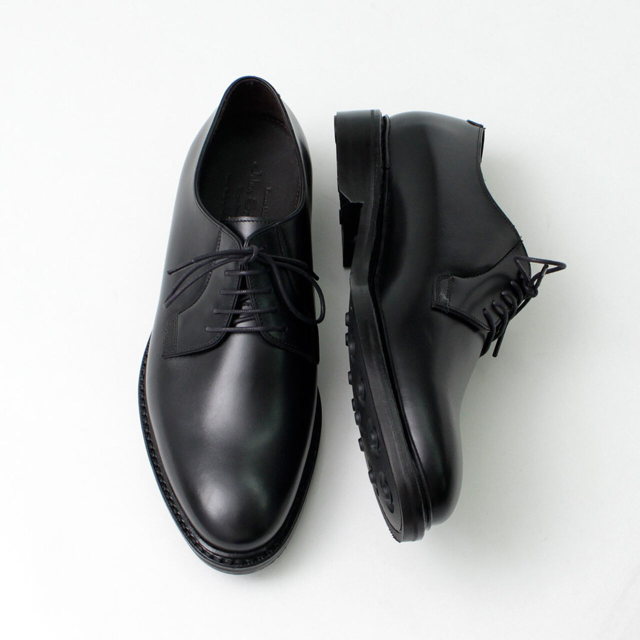 Tokio Plain Toe Leather Shoes,, large image number 1