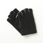 Fingerless Gloves,Black, swatch
