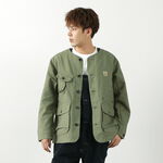 Hemp Fireproof Mighty Jacket with Multi Apron,Green, swatch